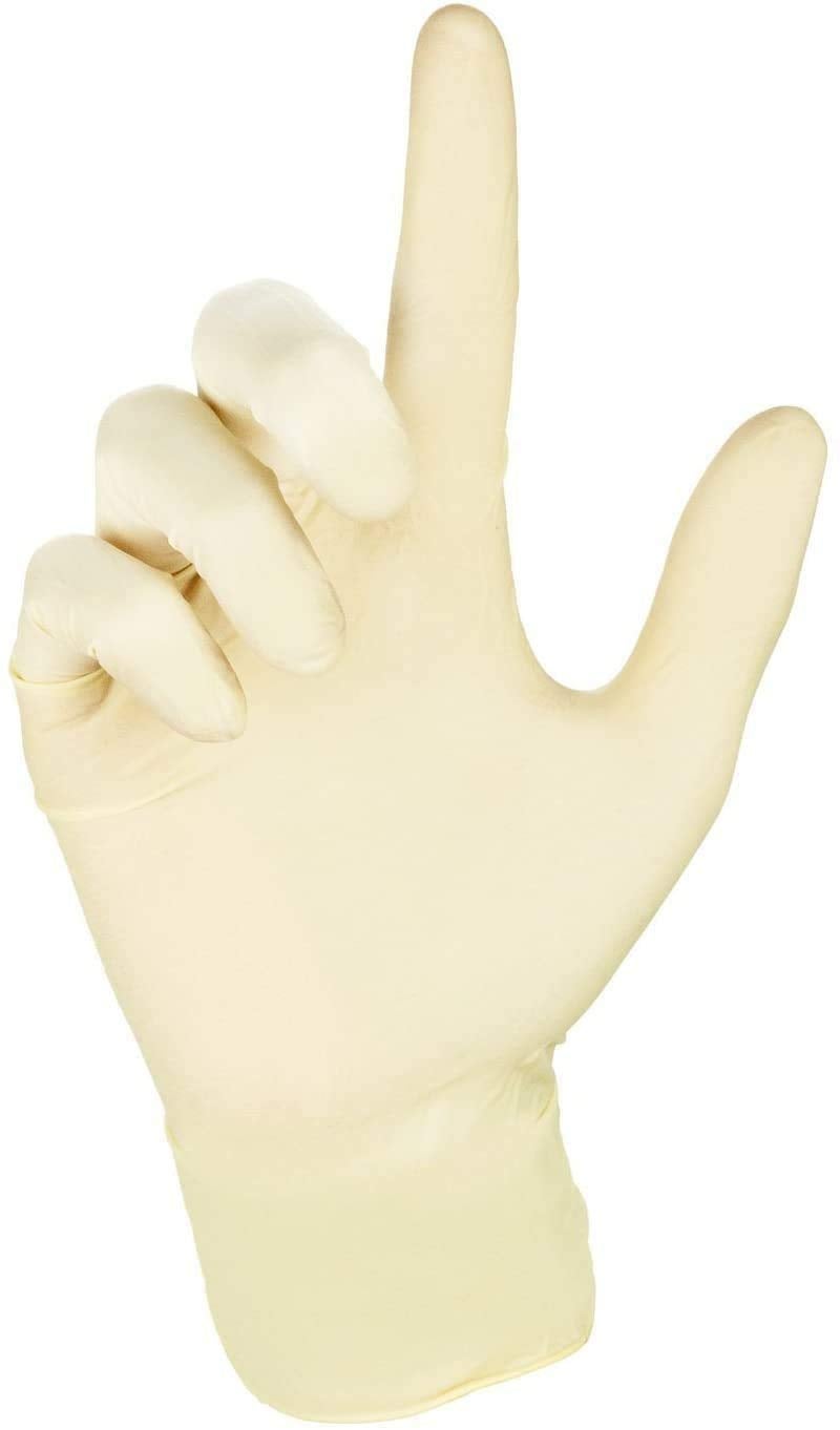 Chef's Star Disposable Powder Free Latex Gloves, 100 Count, Large - Image 3
